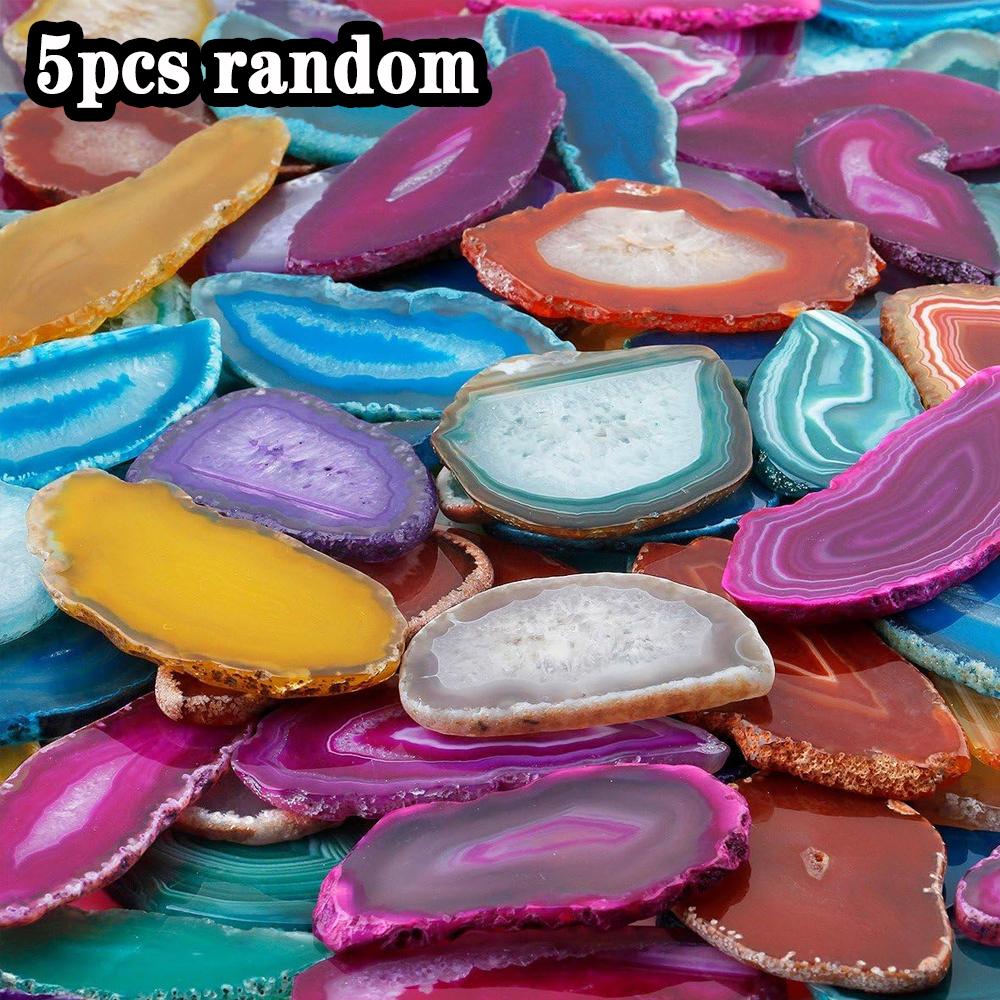 5/10/20 Random Natural Agate Slices, Colorful Agate Crystal Stones, Used for Home Decoration, Party Gifts, Healing Crystals
5/10/20 Random Natural Agate Slices, Colorful Agate Crystal Stones, Used for Home Decoration, Party Gifts, Healing Crystals