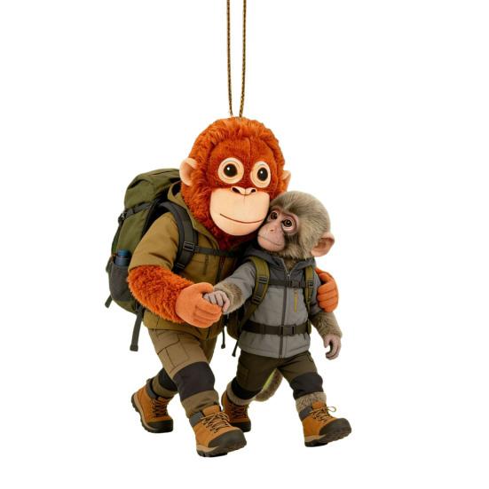 Monkey Hugging Plush Toy Keychain 2D Monkey Acrylic Keychain for Backpack Purse Car Keys Emotional Gift for Family Friends C
Monkey Hugging Plush Toy Keychain 2D Monkey Acrylic Keychain for Backpack Purse Car Keys Emotional Gift for Family Friends C