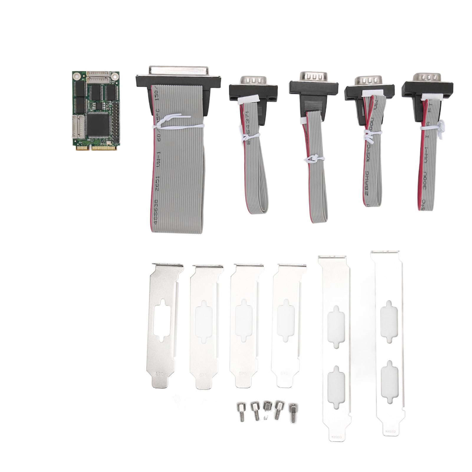 Mini PCIE Controller Card for CH384L 4S1P Multi I O Industrial Grade COM1 LTP1 Port Expansion Card
Mini PCIE Controller Card for CH384L 4S1P Multi I O Industrial Grade COM1 LTP1 Port Expansion Card