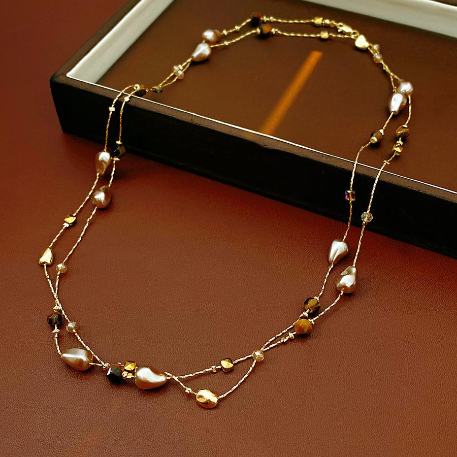 Women s Retro Sweater Fashionable and Simple Necklace кавовий/золотий
Women s Retro Sweater Fashionable and Simple Necklace кавовий/золотий