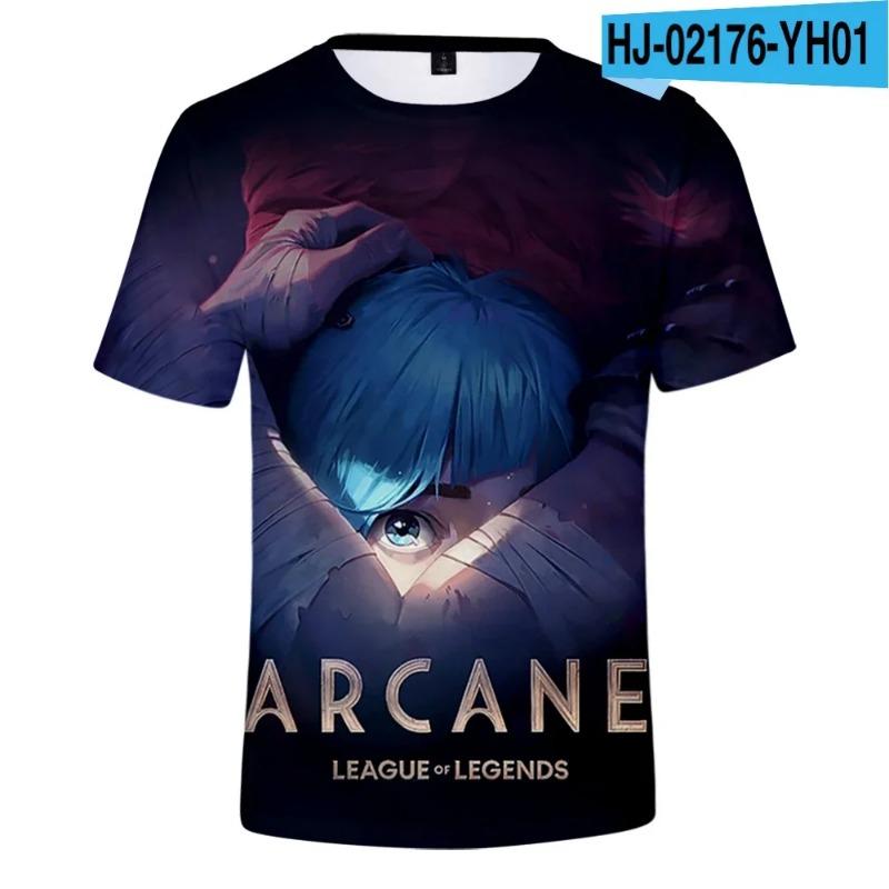 Летняя забавная мужская футболка Arcane Jinx с 3D-принтом и короткими рукавами, повседневная футболка, универсальная уличная одежда, топы, футболки для мужчин L
Летняя забавная мужская футболка Arcane Jinx с 3D-принтом и короткими рукавами, повседневная футболка, универсальная уличная одежда, топы, футболки для мужчин L