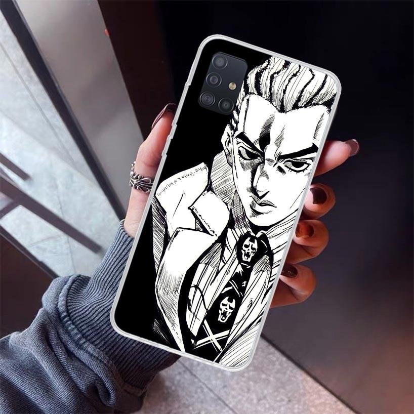 JoJo Kira Yoshikage Killer Queen Phone Case For Samsung Galaxy A12 A52S A42 A32 A22 A51 A50 Note 20 Ultra 10 S10 Plus A71 A70 A3 Samsung A22 4G
JoJo Kira Yoshikage Killer Queen Phone Case For Samsung Galaxy A12 A52S A42 A32 A22 A51 A50 Note 20 Ultra 10 S10 Plus A71 A70 A3 Samsung A22 4G
