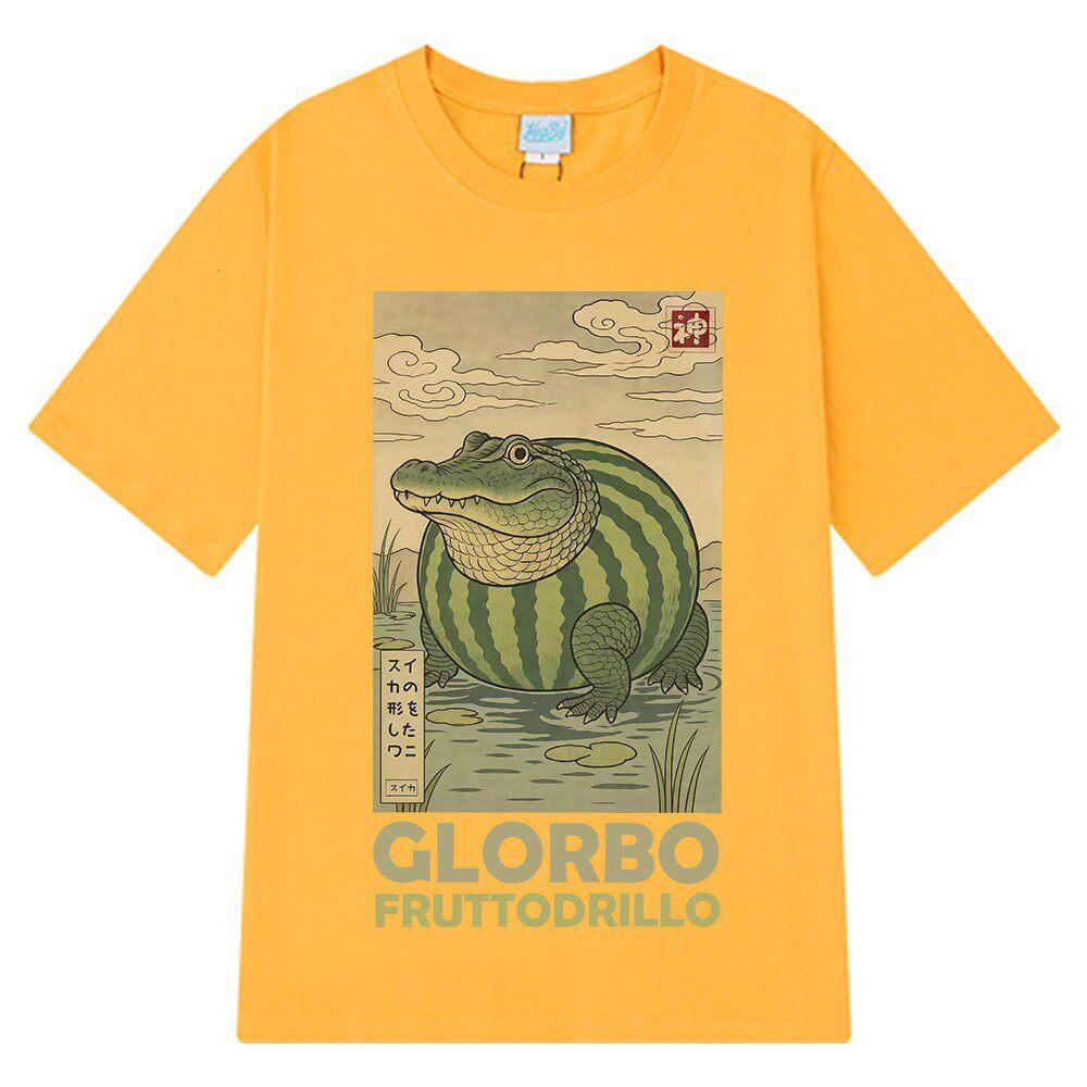 Glorbo Fruttodrillo Brainrot T-Shirt Weird Ukiyo-E Japanese Art Funny Animal Meme Italian Brainrot Summer Cotton T-shirts Unisex 4XL
Glorbo Fruttodrillo Brainrot T-Shirt Weird Ukiyo-E Japanese Art Funny Animal Meme Italian Brainrot Summer Cotton T-shirts Unisex 4XL