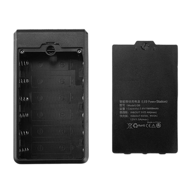 Корпус-кейс для Powerbank на 6 аккумуляторов 18650 с ЖК-дисплеем для DIY портативных зарядных устройств Держатель Без пайки чёрный
Корпус-кейс для Powerbank на 6 аккумуляторов 18650 с ЖК-дисплеем для DIY портативных зарядных устройств Держатель Без пайки чёрный