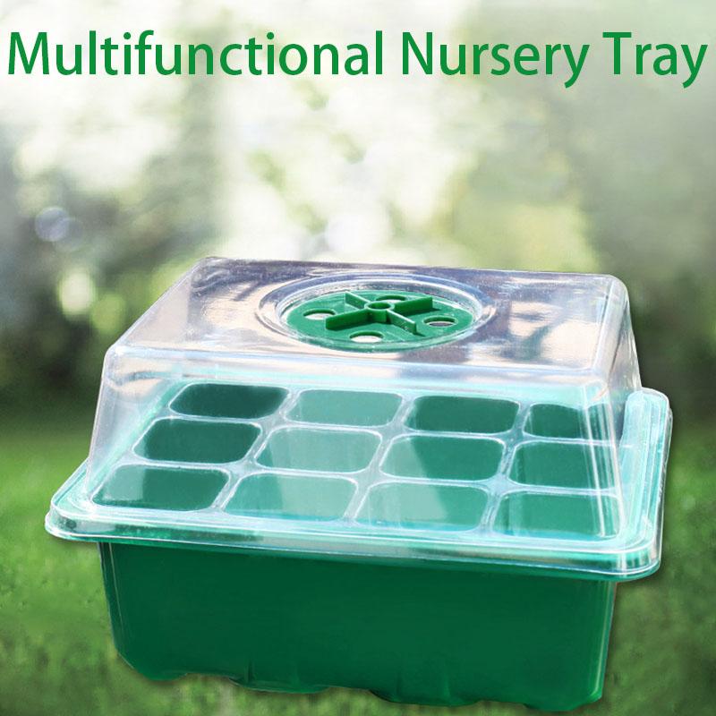 5/10 pcs Seeding Nursery Tray with Ventilation Hole 12 Grids Starter Tray Growing Cultivation Planting Box Mini Greenhouse
5/10 pcs Seeding Nursery Tray with Ventilation Hole 12 Grids Starter Tray Growing Cultivation Planting Box Mini Greenhouse