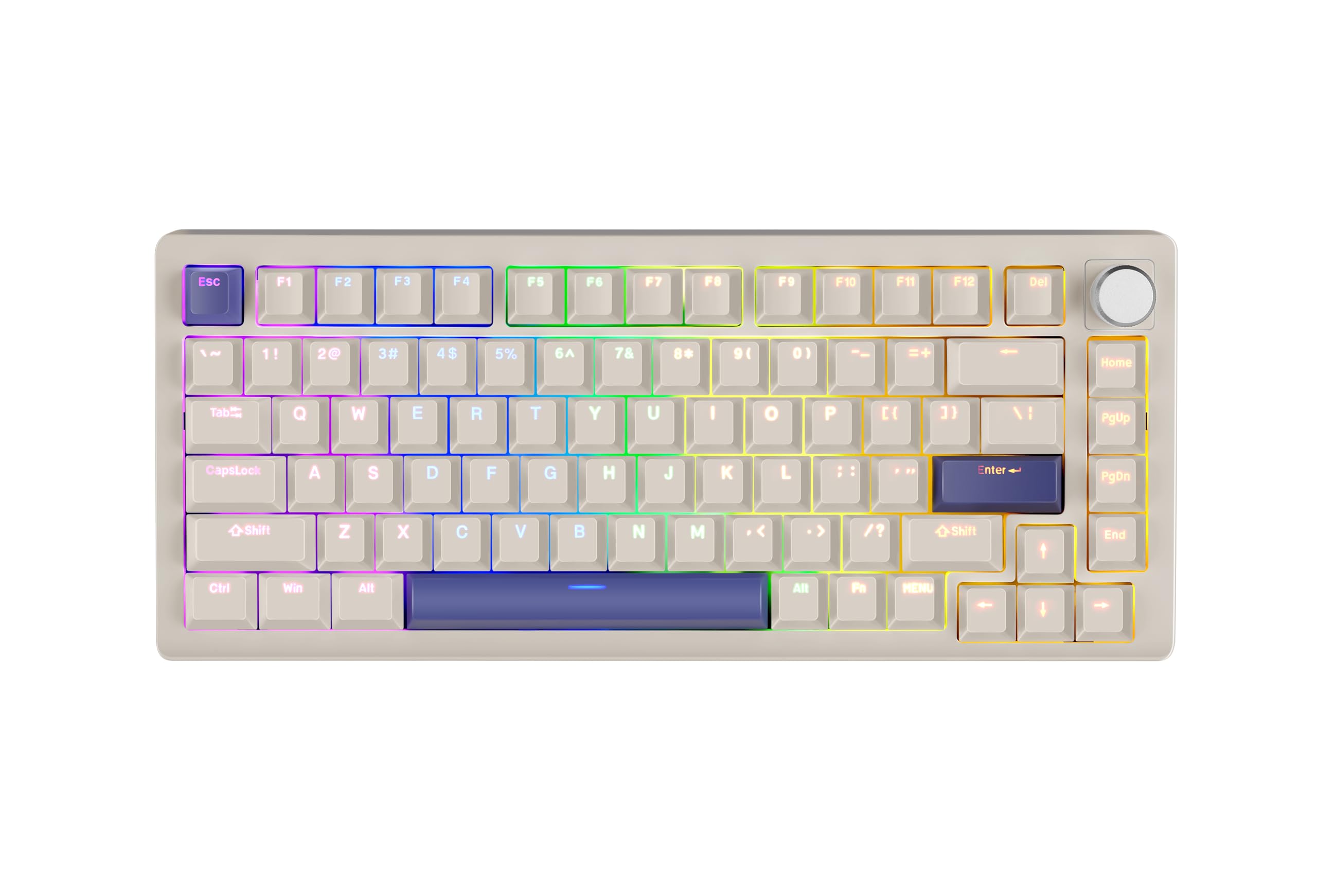 DrunkDeer A75 Rapid Trigger Механічна клавіатура 82 клавіші Магнітний перемикач RGB Ігрові ручки Компактні сірі анти-ореоли
DrunkDeer A75 Rapid Trigger Механічна клавіатура 82 клавіші Магнітний перемикач RGB Ігрові ручки Компактні сірі анти-ореоли