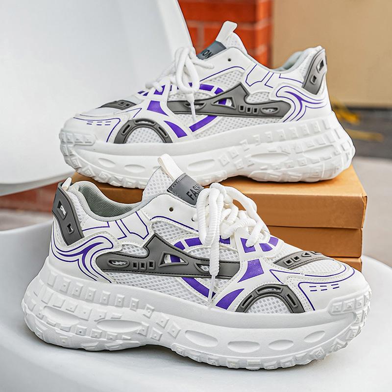 Men s Thick Soled Dad Shoes Fashion Sports Shoes Breathable Mesh Trendy Shoes Running Shoes 44
Men s Thick Soled Dad Shoes Fashion Sports Shoes Breathable Mesh Trendy Shoes Running Shoes 44