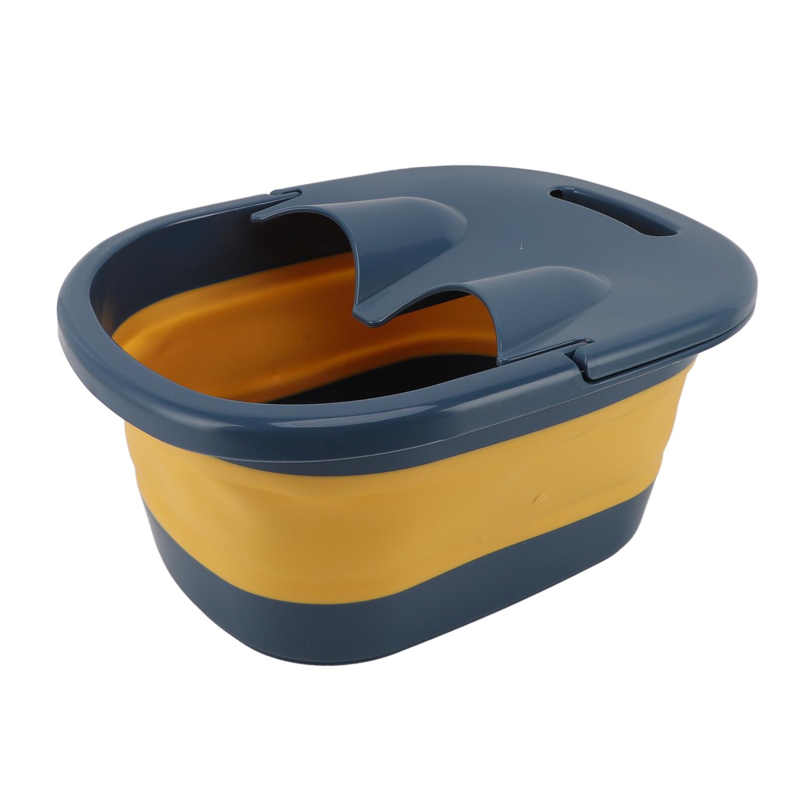 Складной тазик для ножных ванн с массажем акупунктурных точек, полипропиленовое силиконовое ведро для замачивания ног жёлтый
Складной тазик для ножных ванн с массажем акупунктурных точек, полипропиленовое силиконовое ведро для замачивания ног жёлтый