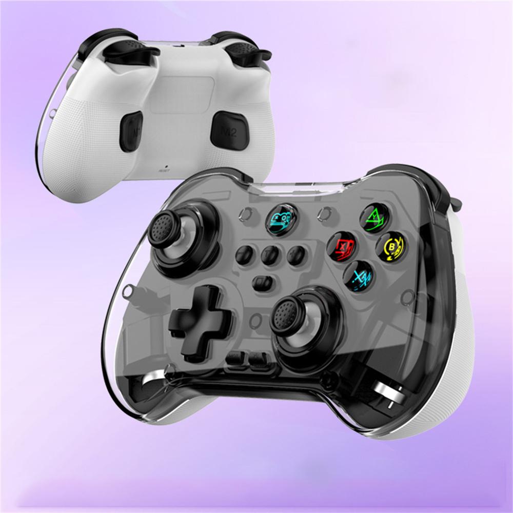 Z01X Transparent Design Bluetooth-compatible Gamepad Six-Axis Dual Motor Vibration Game Controller Pink
Z01X Transparent Design Bluetooth-compatible Gamepad Six-Axis Dual Motor Vibration Game Controller Pink