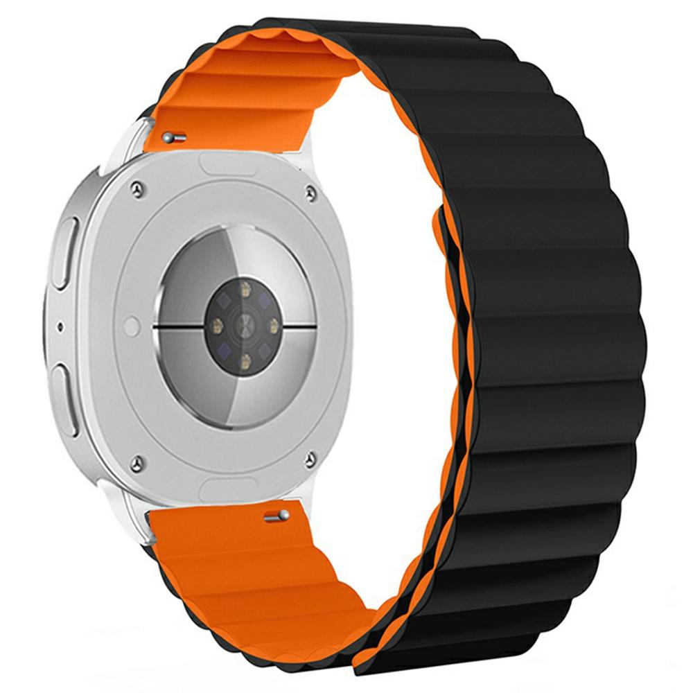 Силиконовый ремешок для Samsung Galaxy Watch8 44мм/40мм/Watch8 Classic 46мм Магнитный ремешок для умных часов Black Orange
Силиконовый ремешок для Samsung Galaxy Watch8 44мм/40мм/Watch8 Classic 46мм Магнитный ремешок для умных часов Black Orange