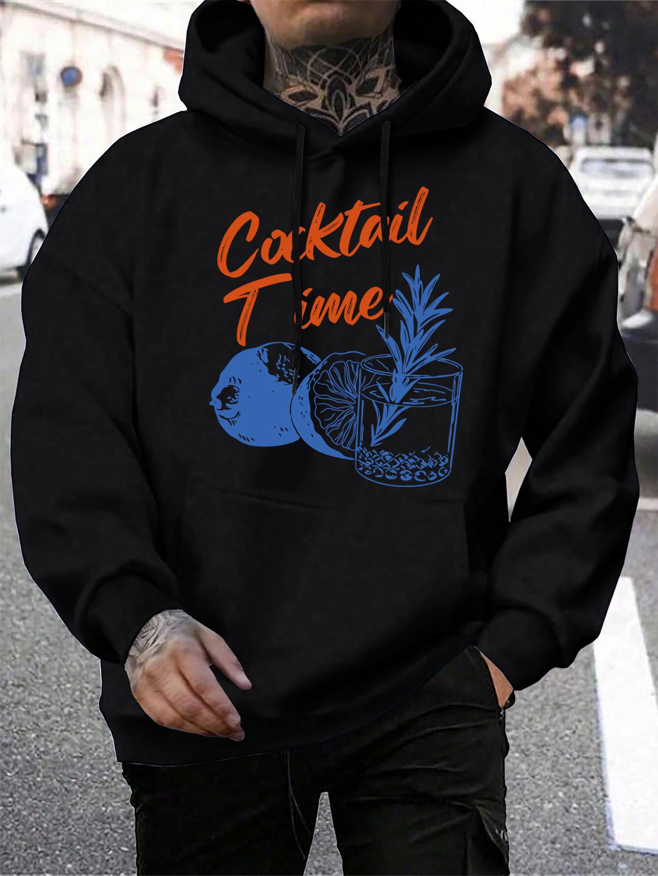 Cocktail Time Lemon Fruit Printing Men Hoody Hip Hop Pocket Unisex Hoodies Autumn All-Match Pullovers Fleece Loose Male Hoodie 3XL
Cocktail Time Lemon Fruit Printing Men Hoody Hip Hop Pocket Unisex Hoodies Autumn All-Match Pullovers Fleece Loose Male Hoodie 3XL