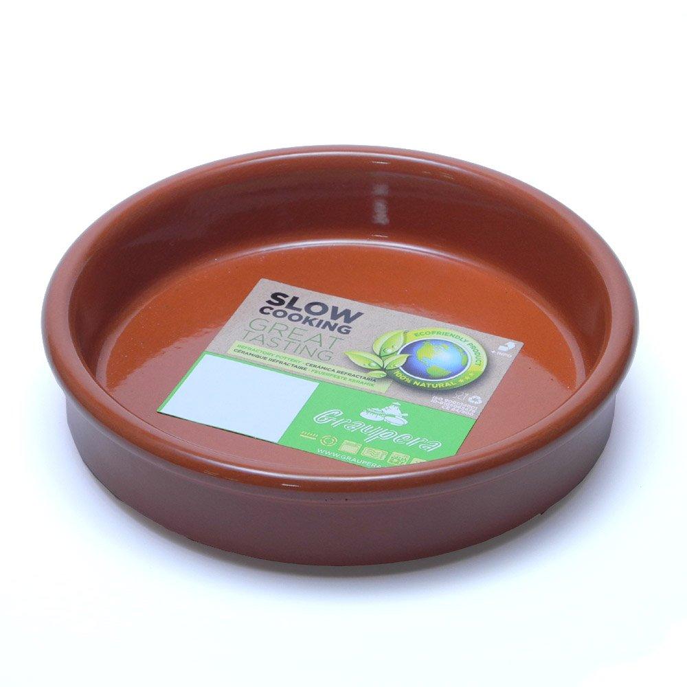 Graupera Spanish Terracotta Ceramic Cazuela Earthenware Pot, 14cm, 1-Serving, Professional, Oven and Stovetop Safe
Graupera Spanish Terracotta Ceramic Cazuela Earthenware Pot, 14cm, 1-Serving, Professional, Oven and Stovetop Safe