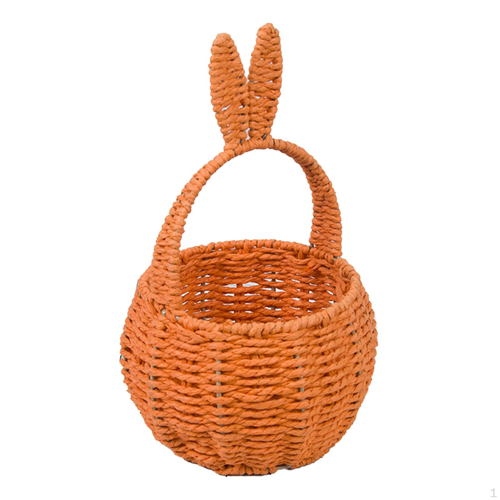 Корзина для хранения пасхальных сладостей и подарков, 19 X 32 см, железная рама, плетеная бумажная веревка, детская Style A
Корзина для хранения пасхальных сладостей и подарков, 19 X 32 см, железная рама, плетеная бумажная веревка, детская Style A