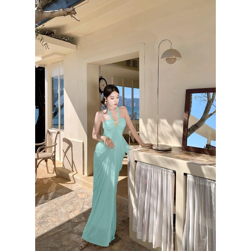 Daughter Temperament Birthday One-word Shoulder Dress Dress French Sexy Body Bag Arm Dress Bright Island Dress L озеро зелений колір
Daughter Temperament Birthday One-word Shoulder Dress Dress French Sexy Body Bag Arm Dress Bright Island Dress L озеро зелений колір