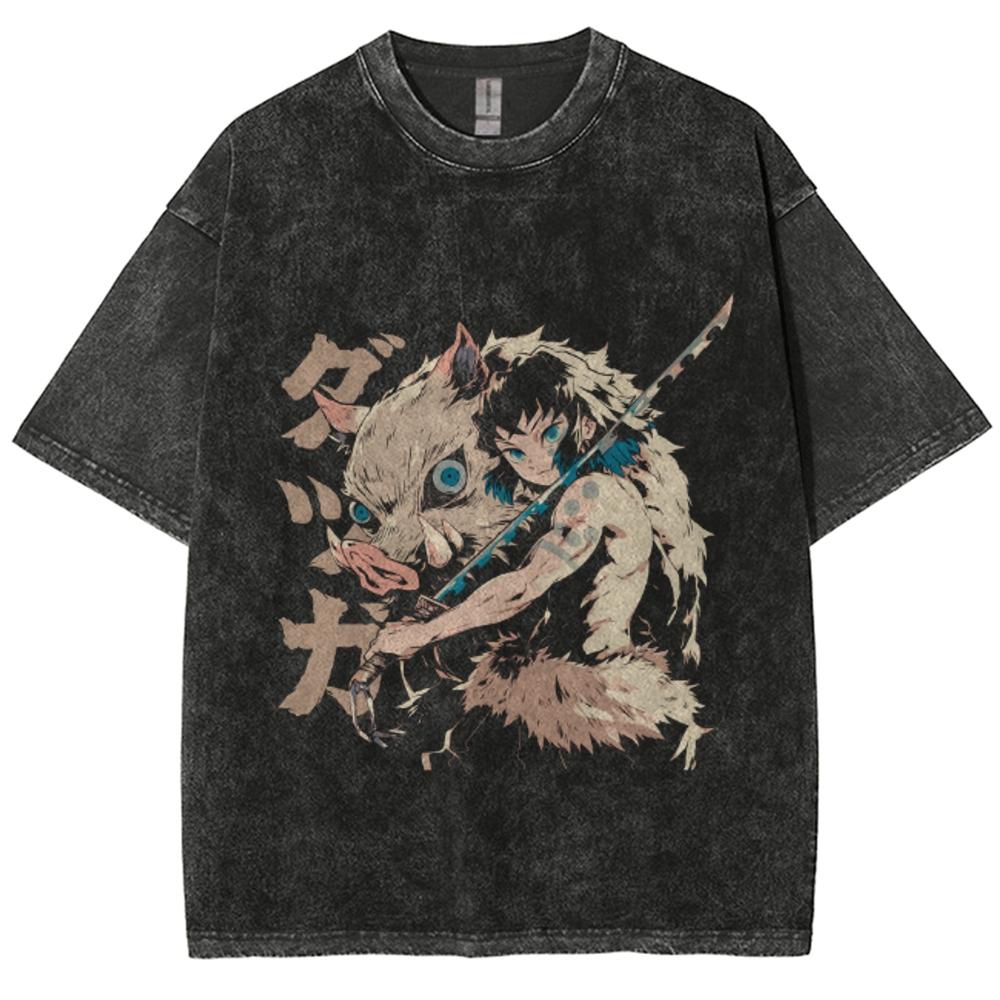 Demon Slayer Anime T Shirt Hashibira Inosuke Graphic Printed Tee Men Women Manga Tshirts Harajuku Male Cotton Oversized T-shirt S
Demon Slayer Anime T Shirt Hashibira Inosuke Graphic Printed Tee Men Women Manga Tshirts Harajuku Male Cotton Oversized T-shirt S