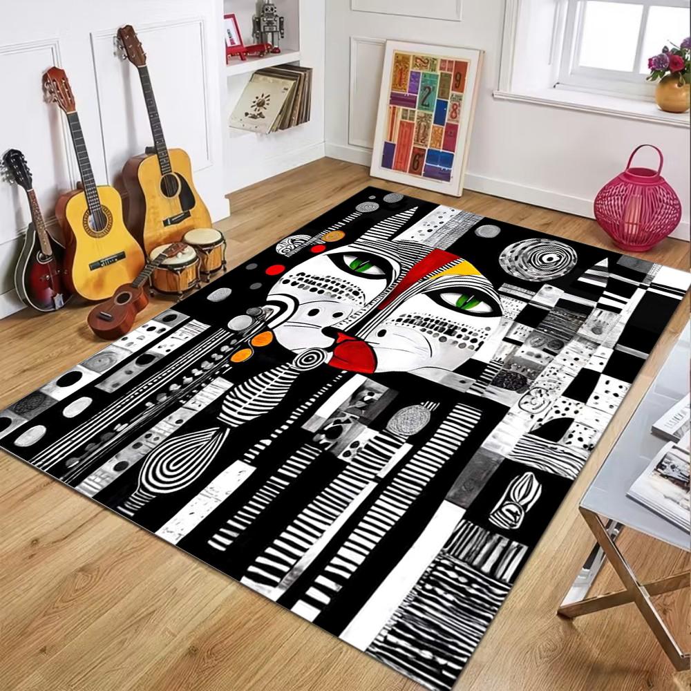 Double Face Abstract Art Area Rug Vibrant Stylish Soft Non-Slip Floor Carpet for Trendy Living Rooms Artistic Home Spaces 40x60cm
Double Face Abstract Art Area Rug Vibrant Stylish Soft Non-Slip Floor Carpet for Trendy Living Rooms Artistic Home Spaces 40x60cm