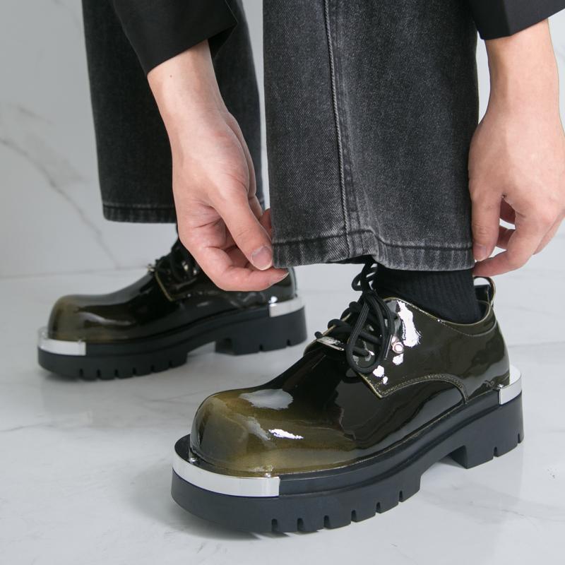 Plus Size Men s Fashion Lace-Up Leather Shoes with Thick Sole Loafers Size 39 сірий колір
Plus Size Men s Fashion Lace-Up Leather Shoes with Thick Sole Loafers Size 39 сірий колір