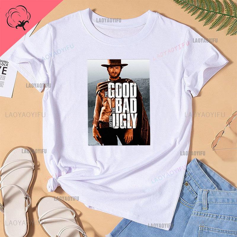 Novelty Clint Eastwood Unisex Cotton Tshirts The Good The Bad The Ugly Vintage T Shirt WoUINISEX Summer Crewneck Loose Fashion Tshirt S
Novelty Clint Eastwood Unisex Cotton Tshirts The Good The Bad The Ugly Vintage T Shirt WoUINISEX Summer Crewneck Loose Fashion Tshirt S