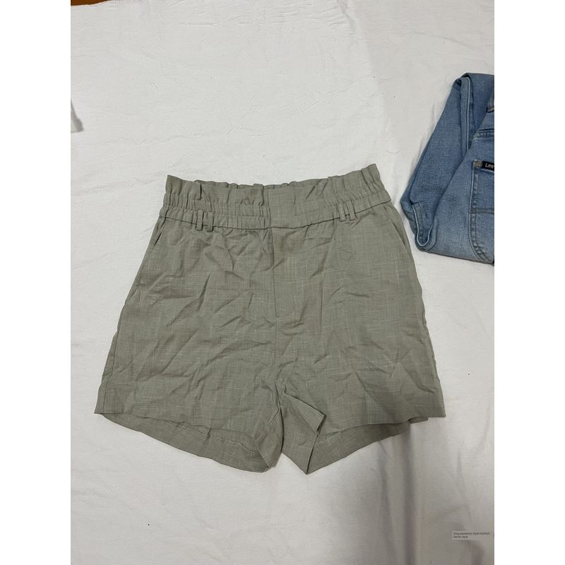 Summer New Arrival French Niche Style S Pure Yuan High Waist All-Matching Loose Casual Shorts Female Light green T2
Summer New Arrival French Niche Style S Pure Yuan High Waist All-Matching Loose Casual Shorts Female Light green T2