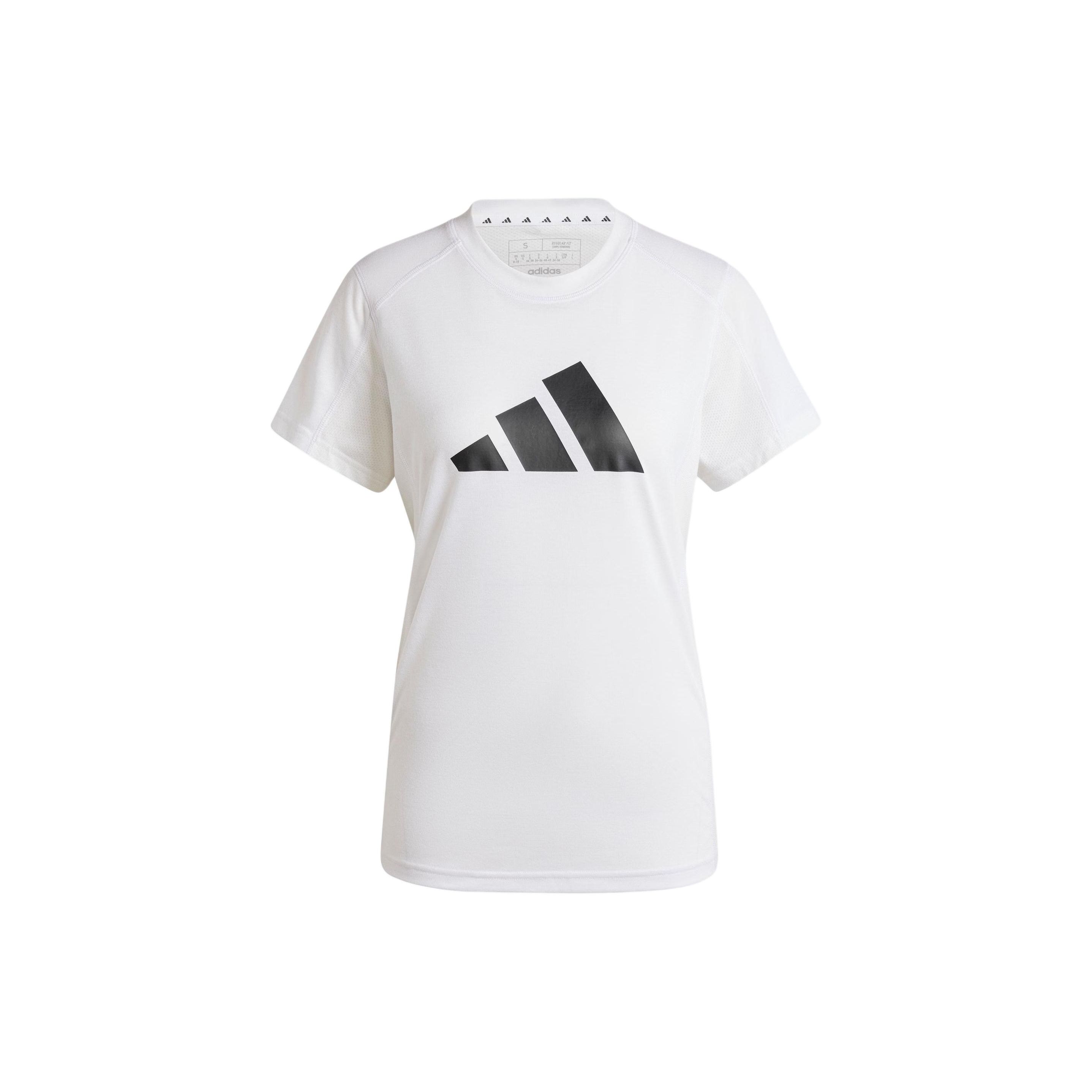 Adidas Спортивная футболка Essential Large Logo Print с круглым вырезом, женские топы, белые IT0545 S
Adidas Спортивная футболка Essential Large Logo Print с круглым вырезом, женские топы, белые IT0545 S