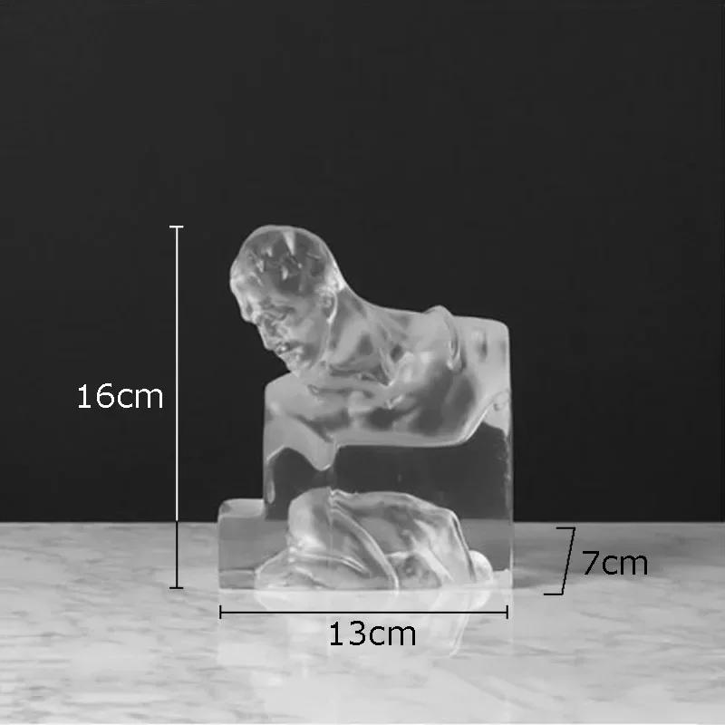 Creative Transparent Characters Crafts Statue Desk Decoration Abstract Figures Sculpture Resin Ornaments Modern Home Decor
Creative Transparent Characters Crafts Statue Desk Decoration Abstract Figures Sculpture Resin Ornaments Modern Home Decor