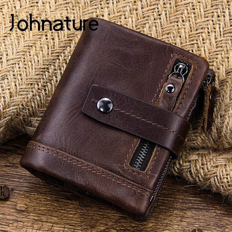Короткий кошелек унисекс Johnature из натуральной кожи, многофункциональный кошелек для монет, первый слой из воловьей кожи, кошельки на молнии и застежке
Короткий кошелек унисекс Johnature из натуральной кожи, многофункциональный кошелек для монет, первый слой из воловьей кожи, кошельки на молнии и застежке