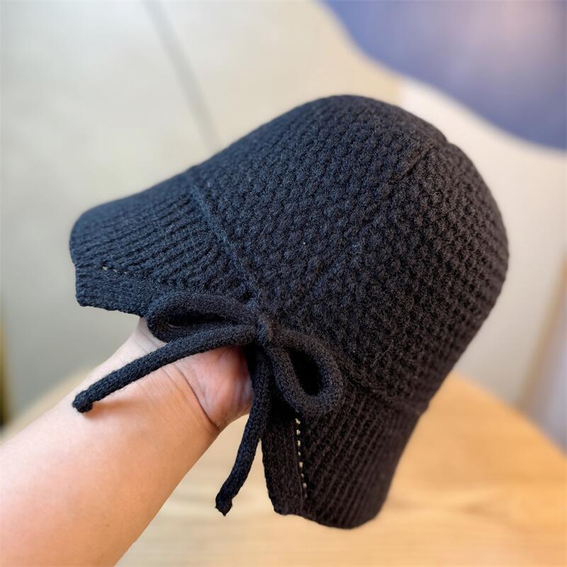 New Autumn and Winter Bow Knitted Wool Fisherman Hat Bucket Hat Thermal Ear Protector Basin Hat ONE SIZE чорний
New Autumn and Winter Bow Knitted Wool Fisherman Hat Bucket Hat Thermal Ear Protector Basin Hat ONE SIZE чорний