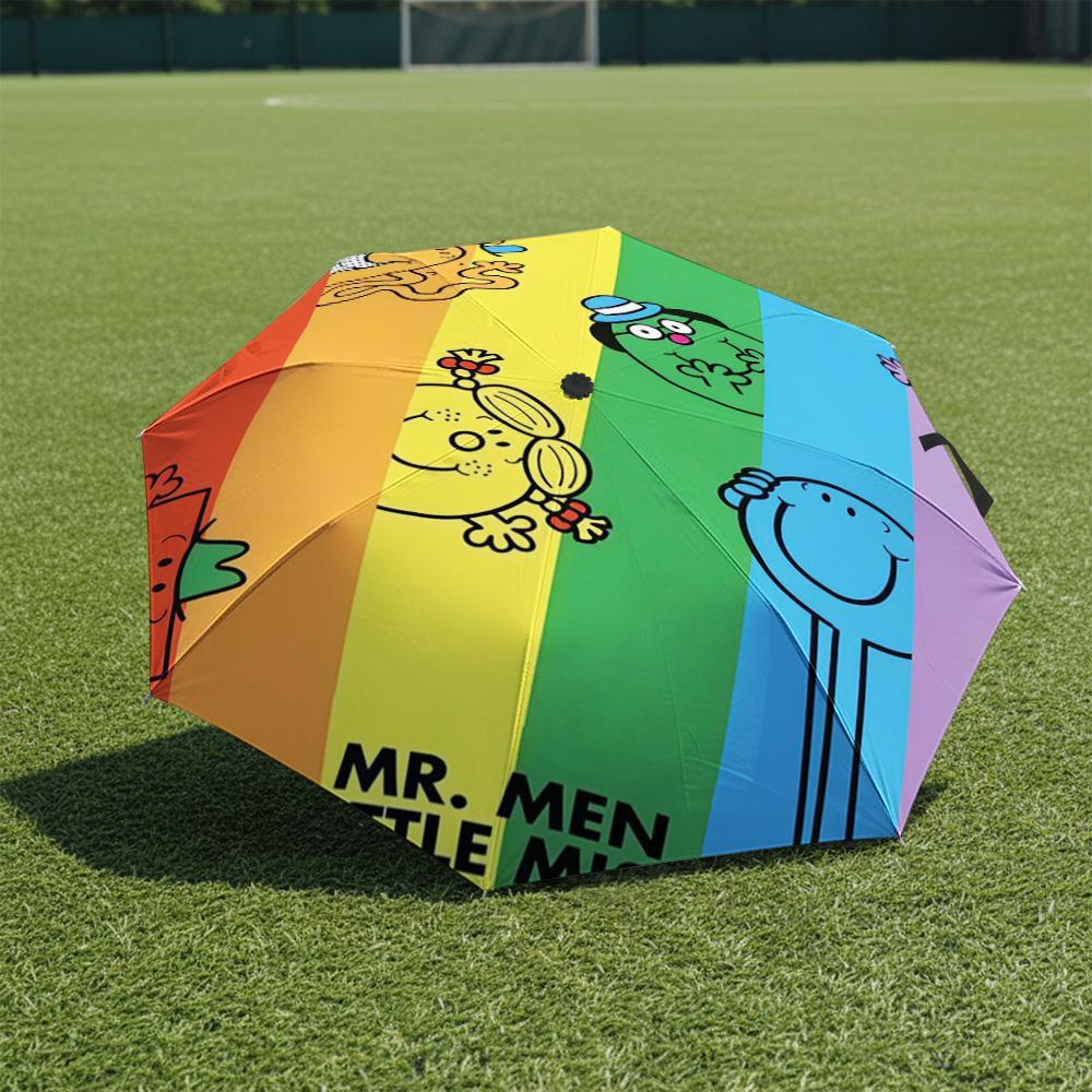 1 шт. Автоматический складной зонт - Рисунок Mr.Men Little Miss, Портативная и складная конструкция с 8 спицами, Рождественские и новогодние подарки разноцветный
1 шт. Автоматический складной зонт - Рисунок Mr.Men Little Miss, Портативная и складная конструкция с 8 спицами, Рождественские и новогодние подарки разноцветный