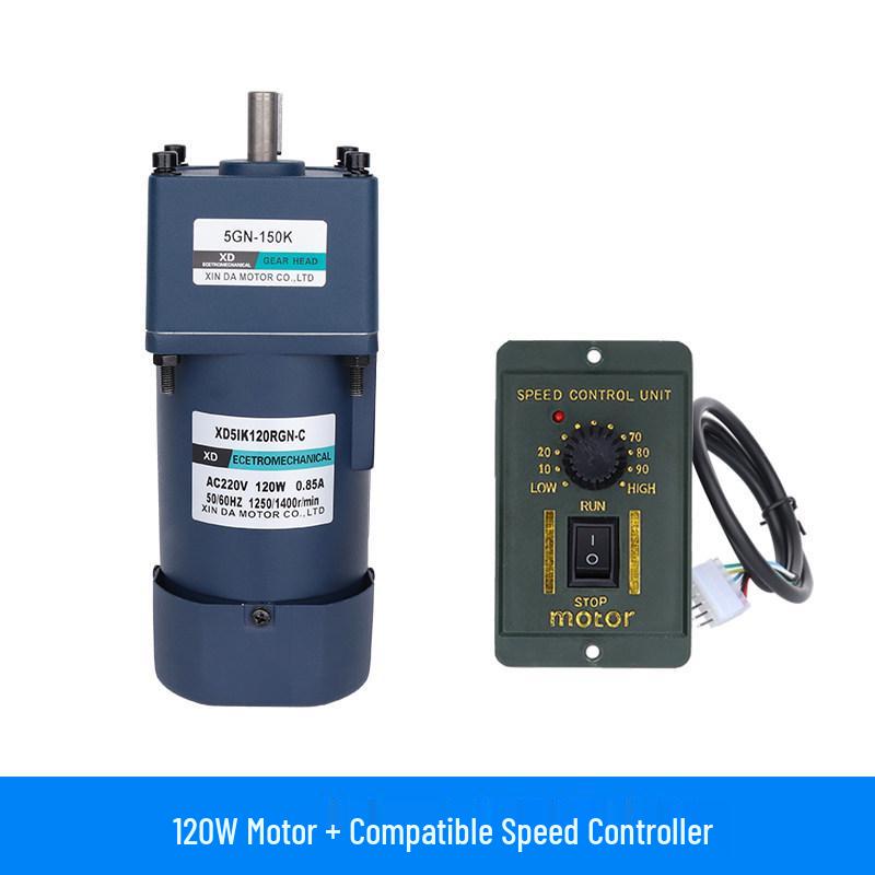 120W Adjustable Speed 220V AC Reversible Single-Phase High Torque Micro Gear Motor
120W Adjustable Speed 220V AC Reversible Single-Phase High Torque Micro Gear Motor