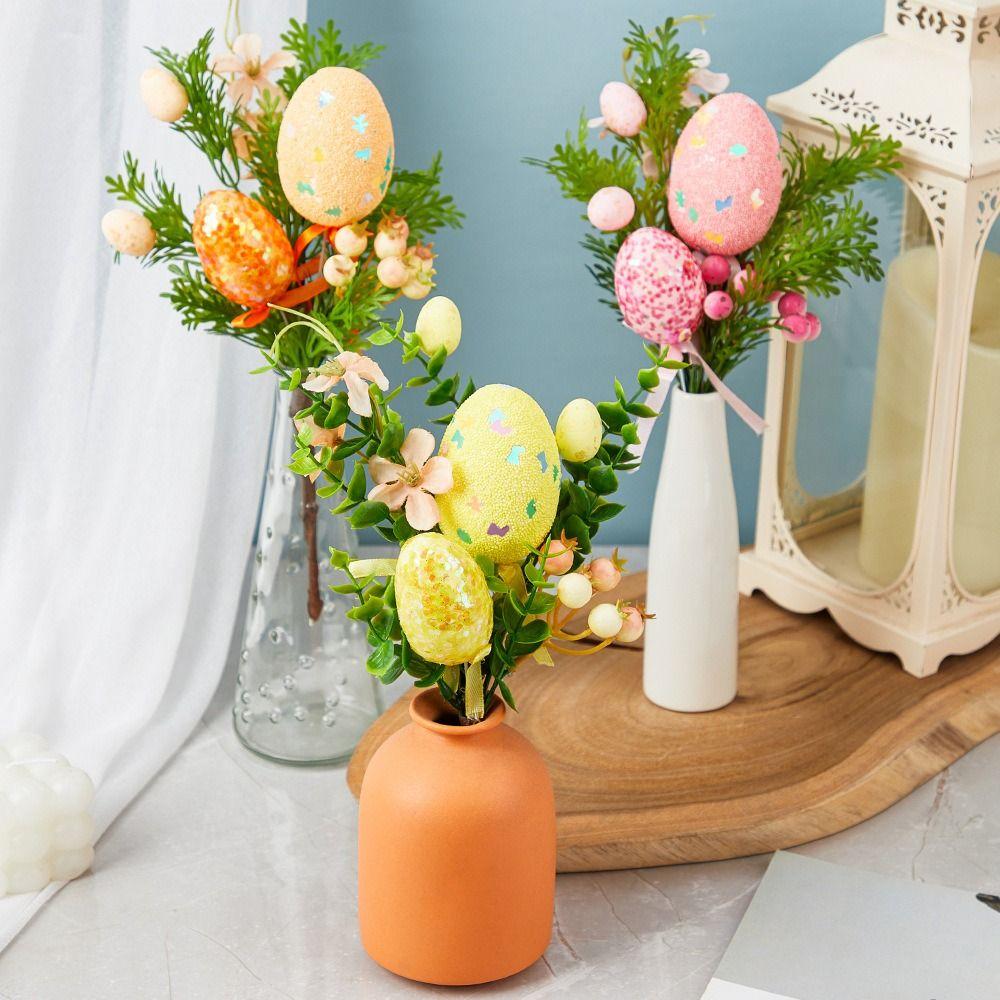 Foam Easter Egg Bouquets Artificial Fake Plant New Eggs Tree Branch Festival Party жовтий
Foam Easter Egg Bouquets Artificial Fake Plant New Eggs Tree Branch Festival Party жовтий