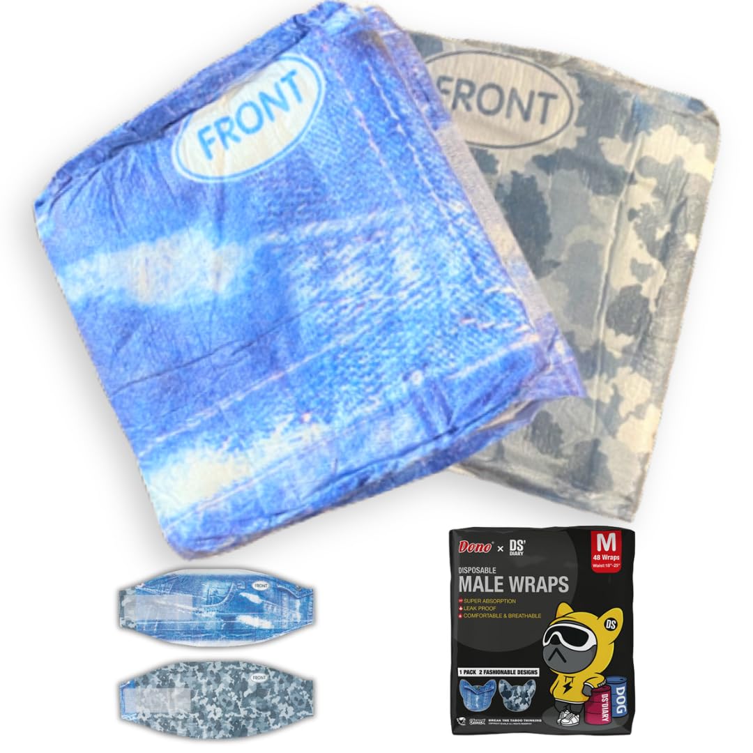 RECOMFORT Подгузники-трусы для кобелей от Pet Diapers 48 штук штук x 2 Manner Wear Подгузники от мочи Камуфляжный джинсовый узор Предотвращение меток Уход Использование
RECOMFORT Подгузники-трусы для кобелей от Pet Diapers 48 штук штук x 2 Manner Wear Подгузники от мочи Камуфляжный джинсовый узор Предотвращение меток Уход Использование