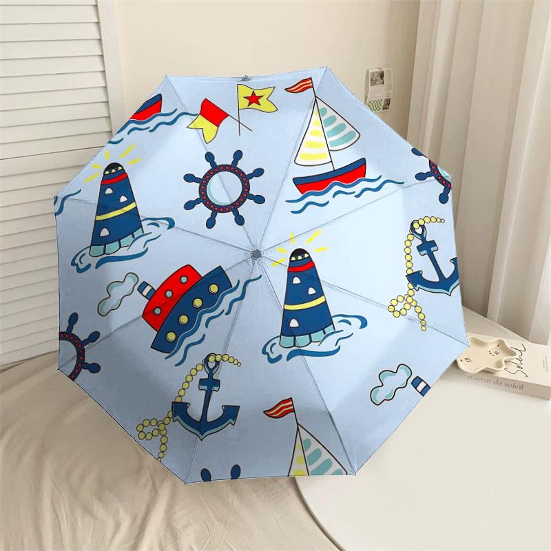 1PC Sailboat Ship Umbrella-8-Rib Reinforced, Automatic Open, Lightweight & Durable, Fashion Accessory for Outdoor-D355
1PC Sailboat Ship Umbrella-8-Rib Reinforced, Automatic Open, Lightweight & Durable, Fashion Accessory for Outdoor-D355