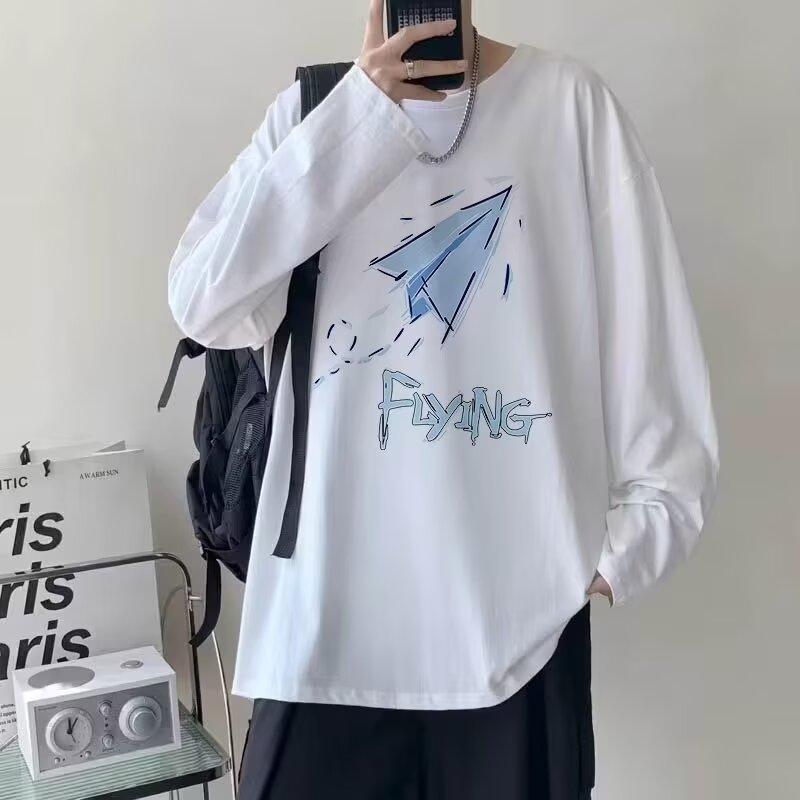 2024 Мужская футболка с длинными рукавами Осенняя майка с длинными рукавами Хлопок Осенний Гонконгский стиль Печать Свободный модный топ M белый
2024 Мужская футболка с длинными рукавами Осенняя майка с длинными рукавами Хлопок Осенний Гонконгский стиль Печать Свободный модный топ M белый