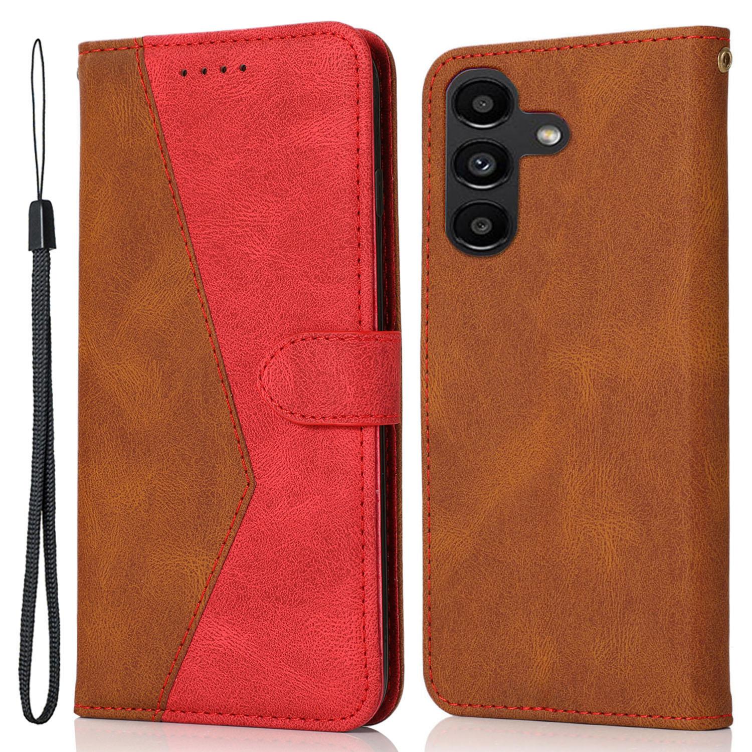 For Samsung Galaxy S24 FE Case PU Leather Wallet Phone Cover Color Splicing E
For Samsung Galaxy S24 FE Case PU Leather Wallet Phone Cover Color Splicing E