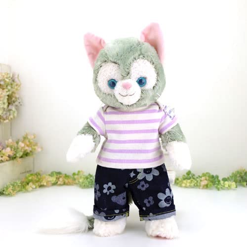 cushu cush Gelatoni Plush Costume Set (Made in Japan) - Lavender Striped T-Shirt with Smile Floral Print and Pants (2-Piece Set) (cds257J)
cushu cush Gelatoni Plush Costume Set (Made in Japan) - Lavender Striped T-Shirt with Smile Floral Print and Pants (2-Piece Set) (cds257J)