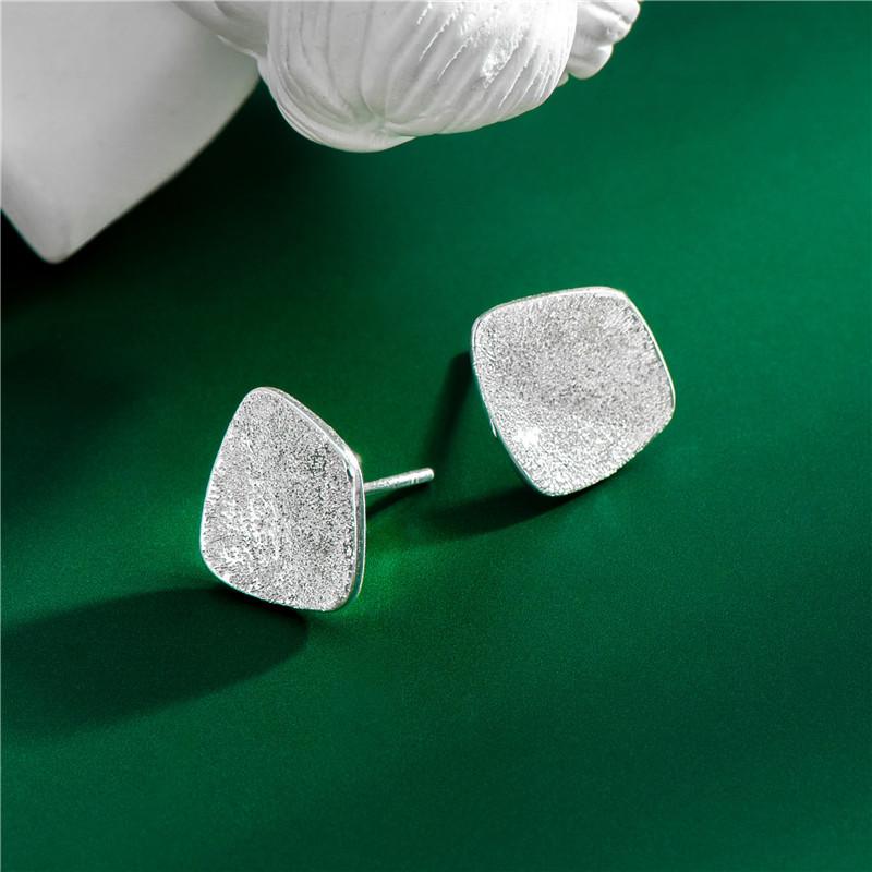 S925 Sterling Silver Personality Irregular Shiny Flashing Sand Texture Simple Summer Stud Earrings for Girl Women Fine Jewelry
S925 Sterling Silver Personality Irregular Shiny Flashing Sand Texture Simple Summer Stud Earrings for Girl Women Fine Jewelry