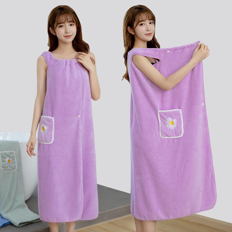 2025 Новая женская носимая хлопковая банная юбка-обертка: Впитывающий халат для студентов и взрослых 130x100cm
2025 Новая женская носимая хлопковая банная юбка-обертка: Впитывающий халат для студентов и взрослых 130x100cm