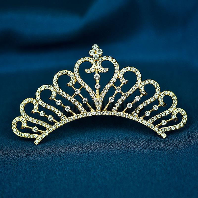 Golden Rhinestone Crown Hair Comb Bridal Tiara Princess Birthday Party Performance Wedding Hair Accessories High End Crown
Golden Rhinestone Crown Hair Comb Bridal Tiara Princess Birthday Party Performance Wedding Hair Accessories High End Crown