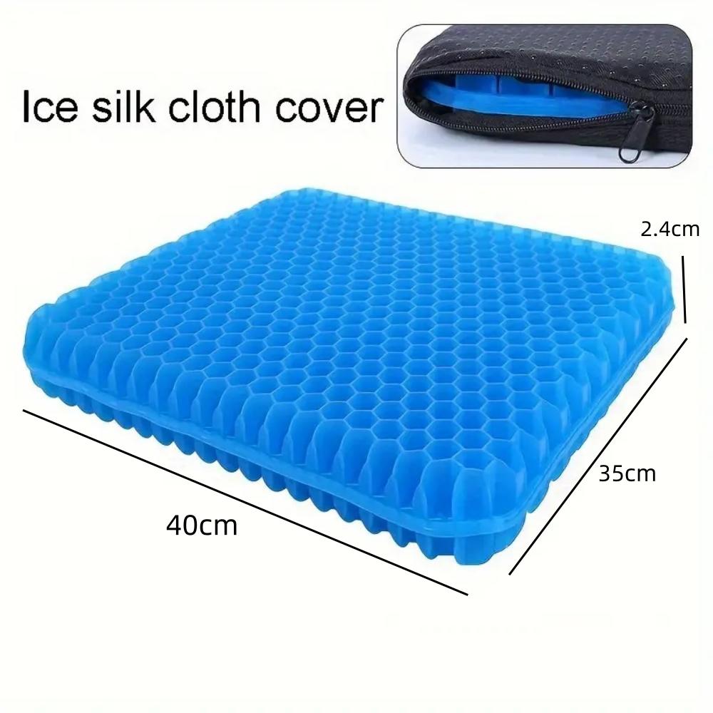Honeycomb gel cushion chair thickened home commuter office long-sitting silicone summer seat cushion ice pad seats home 40x33x5cm
Honeycomb gel cushion chair thickened home commuter office long-sitting silicone summer seat cushion ice pad seats home 40x33x5cm