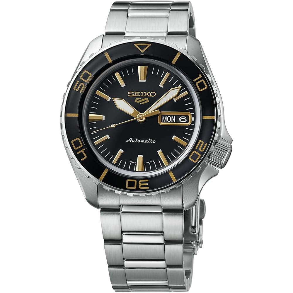 Аналоговий чоловічий годинник Seiko Чорна нержавіюча сталь Водонепроникний 100 м
Аналоговий чоловічий годинник Seiko Чорна нержавіюча сталь Водонепроникний 100 м