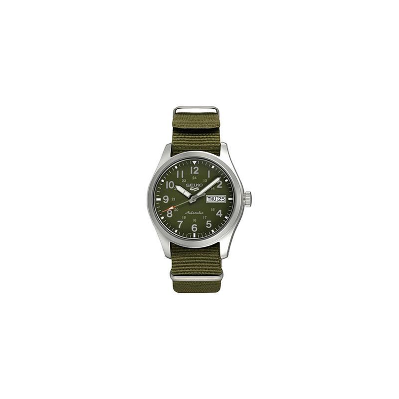 SEIKO NEW SERIKO 5 mechanical movement nylon strap men s watch green dial SRPG33K1 зелений
SEIKO NEW SERIKO 5 mechanical movement nylon strap men s watch green dial SRPG33K1 зелений