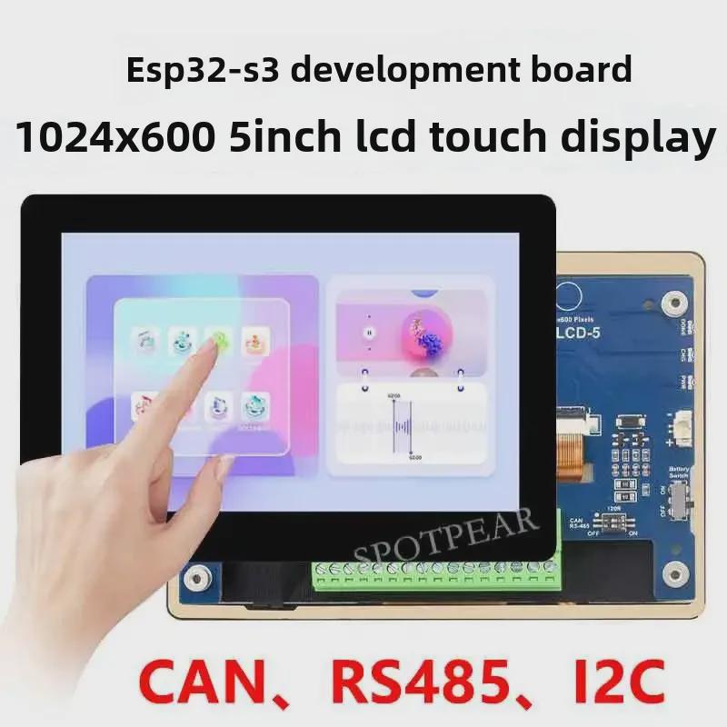 Плата розробки ESP32 S3 з 5-дюймовим сенсорним РК-дисплеєм 1024x600, LVGL, CAN/RS485 та датчиком.
Плата розробки ESP32 S3 з 5-дюймовим сенсорним РК-дисплеєм 1024x600, LVGL, CAN/RS485 та датчиком.