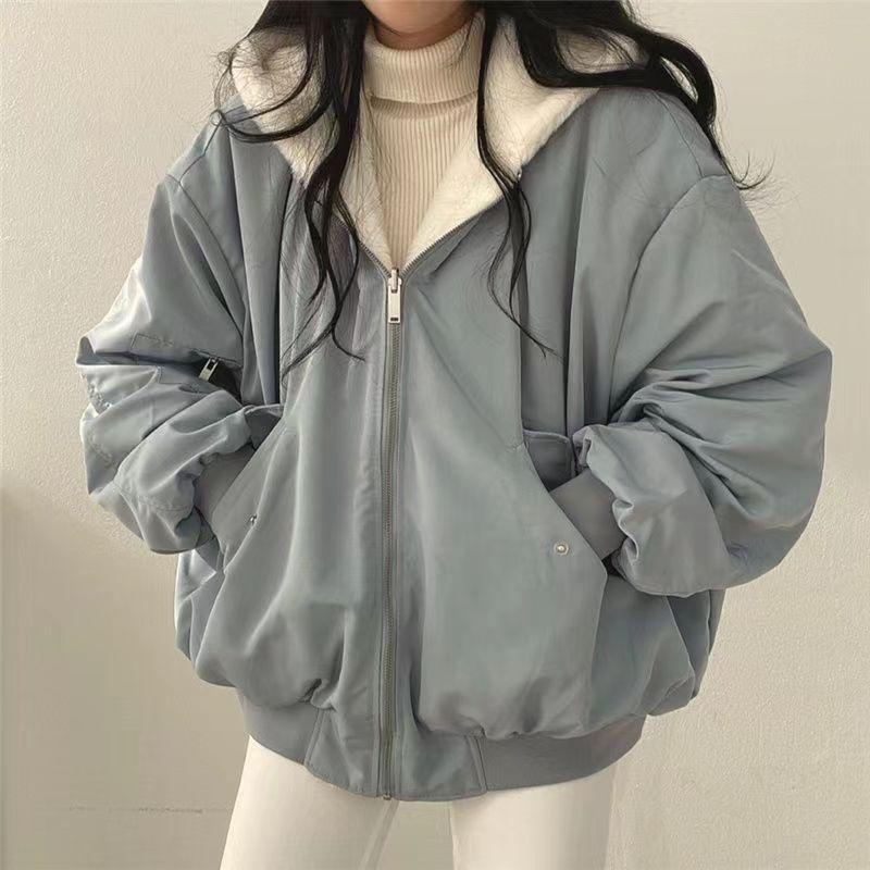 Women s Bomber Jacket Fleece Lined Hooded Zip-Up Casual Winter Coat XXL синій
Women s Bomber Jacket Fleece Lined Hooded Zip-Up Casual Winter Coat XXL синій