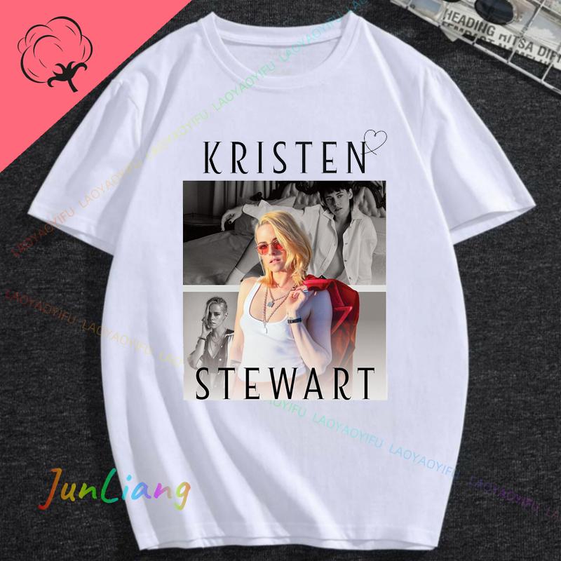 Actress Kris New in Tops Tees Fans Gift Tshirt Kristen Stewart Y2k Clothes 100 Cotton Graphic T Shirts Short Sleeve Tee Shirt S
Actress Kris New in Tops Tees Fans Gift Tshirt Kristen Stewart Y2k Clothes 100 Cotton Graphic T Shirts Short Sleeve Tee Shirt S