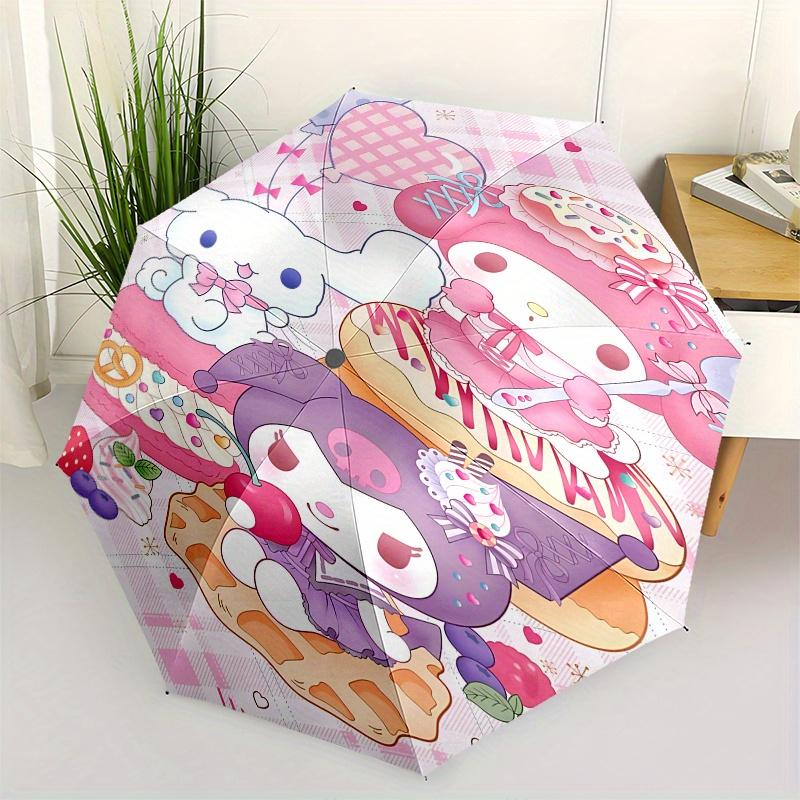 My Melody, Kuromi Automatic Opening and Closing Parasol Compact Travel Umbrella with 8 Ribs for Women and Men Ideal Birthday/Christmas Gift,
My Melody, Kuromi Automatic Opening and Closing Parasol Compact Travel Umbrella with 8 Ribs for Women and Men Ideal Birthday/Christmas Gift,