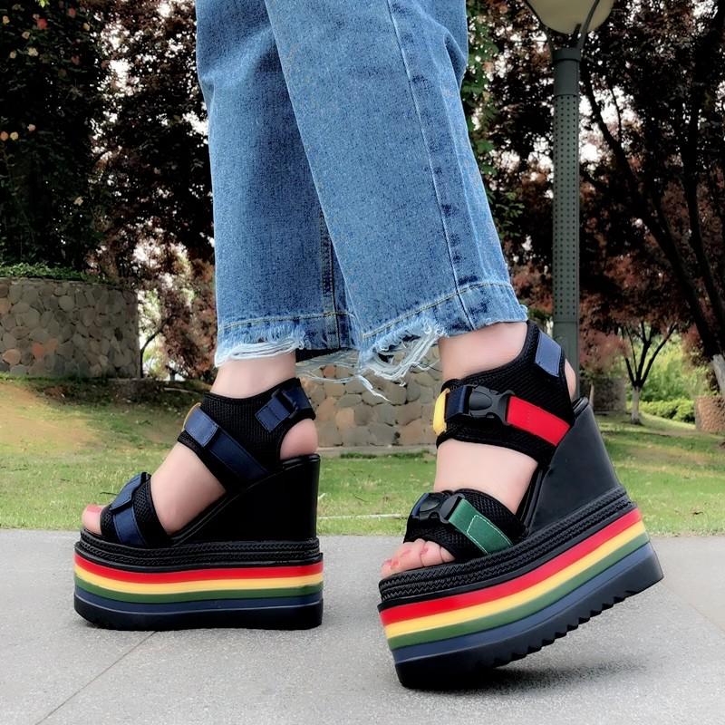 Trending 13cm Platform Sandals Extra Thick Sole & Waterproof Heel Fairy Theme Bowknot Lightweight Stylish Daily Party Slippers 34 чёрный
Trending 13cm Platform Sandals Extra Thick Sole & Waterproof Heel Fairy Theme Bowknot Lightweight Stylish Daily Party Slippers 34 чёрный