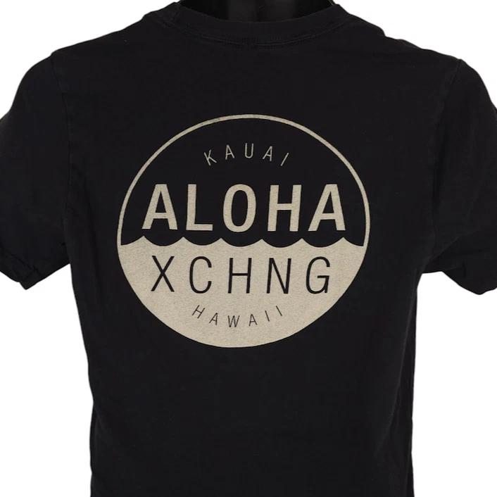 Aloha Xchng T Shirt Mens Size Small Black Kauai Hawaii Travel Tee Made In USA S
Aloha Xchng T Shirt Mens Size Small Black Kauai Hawaii Travel Tee Made In USA S