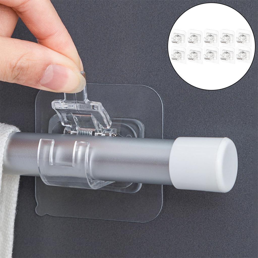 Curtain Rod Holder No Drilling Drapery Hook Curtain Wall Bracket for Kitchen прозорий
Curtain Rod Holder No Drilling Drapery Hook Curtain Wall Bracket for Kitchen прозорий