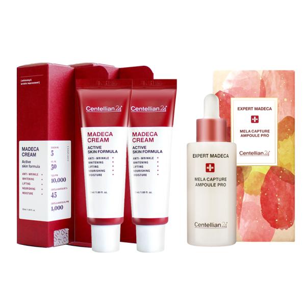 CENTELLIAN24 Madeca Cream Active Skin Formula 50ml x 2 + MelaCapture Ampoule Pro 30ml
CENTELLIAN24 Madeca Cream Active Skin Formula 50ml x 2 + MelaCapture Ampoule Pro 30ml
