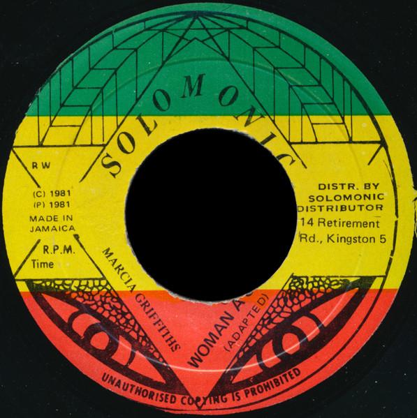 7inch Record MARCIA GRIFFITHS - Woman A Come NONE Solomonic 1981 Jamaica Reggae, Ska & Dub Used
7inch Record MARCIA GRIFFITHS - Woman A Come NONE Solomonic 1981 Jamaica Reggae, Ska & Dub Used